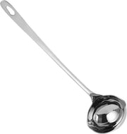 Manico Lungo in Acciaio Inox con Scolo per Zuppe e Salse