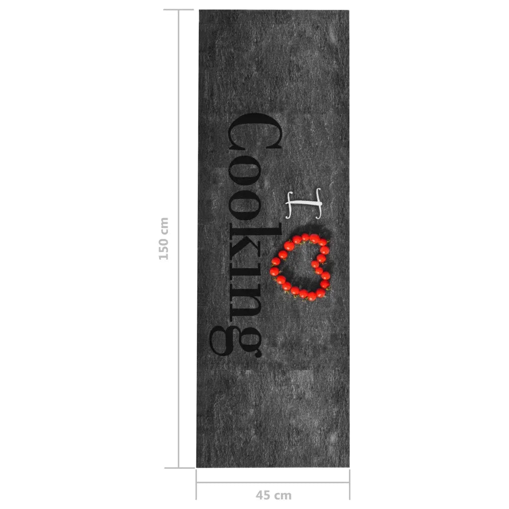 Tappetino da Cucina Lavabile-Tappeto da Cucina Cooking 45x150 cm