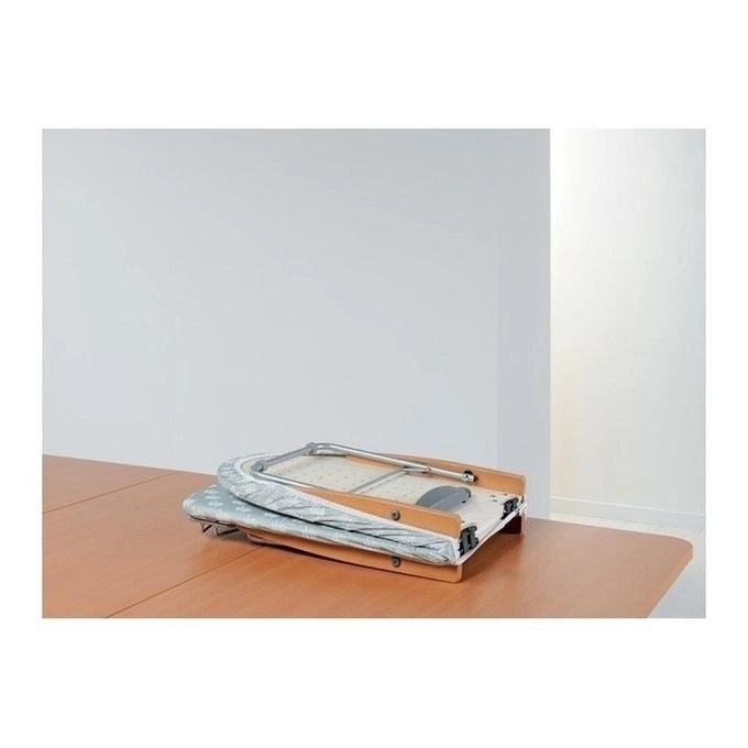Foppapedretti 9900330806 Stirofast Asse da Stiro Pieghevole da Tavolo Piano in Pioppo 99x34 cm colore Noce