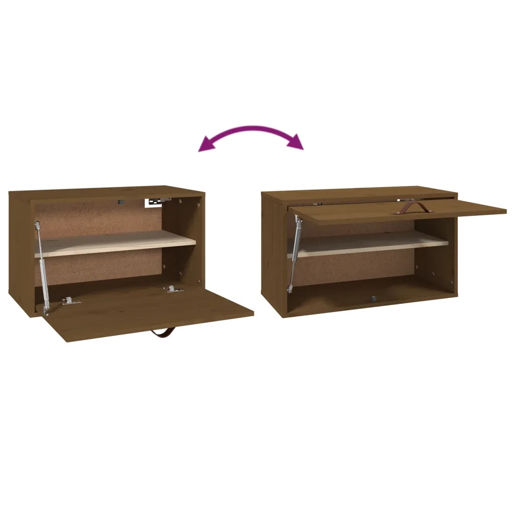 Pensile Marrone Miele 60x30x35 cm in Legno Massello di Pino cod mxl 32743