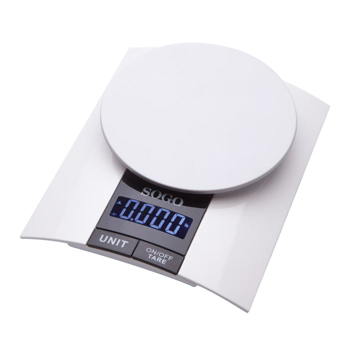 SOGO Bilancia da Cucina Elettronica 3kg con Display LED e Funzioni Zero/Tara