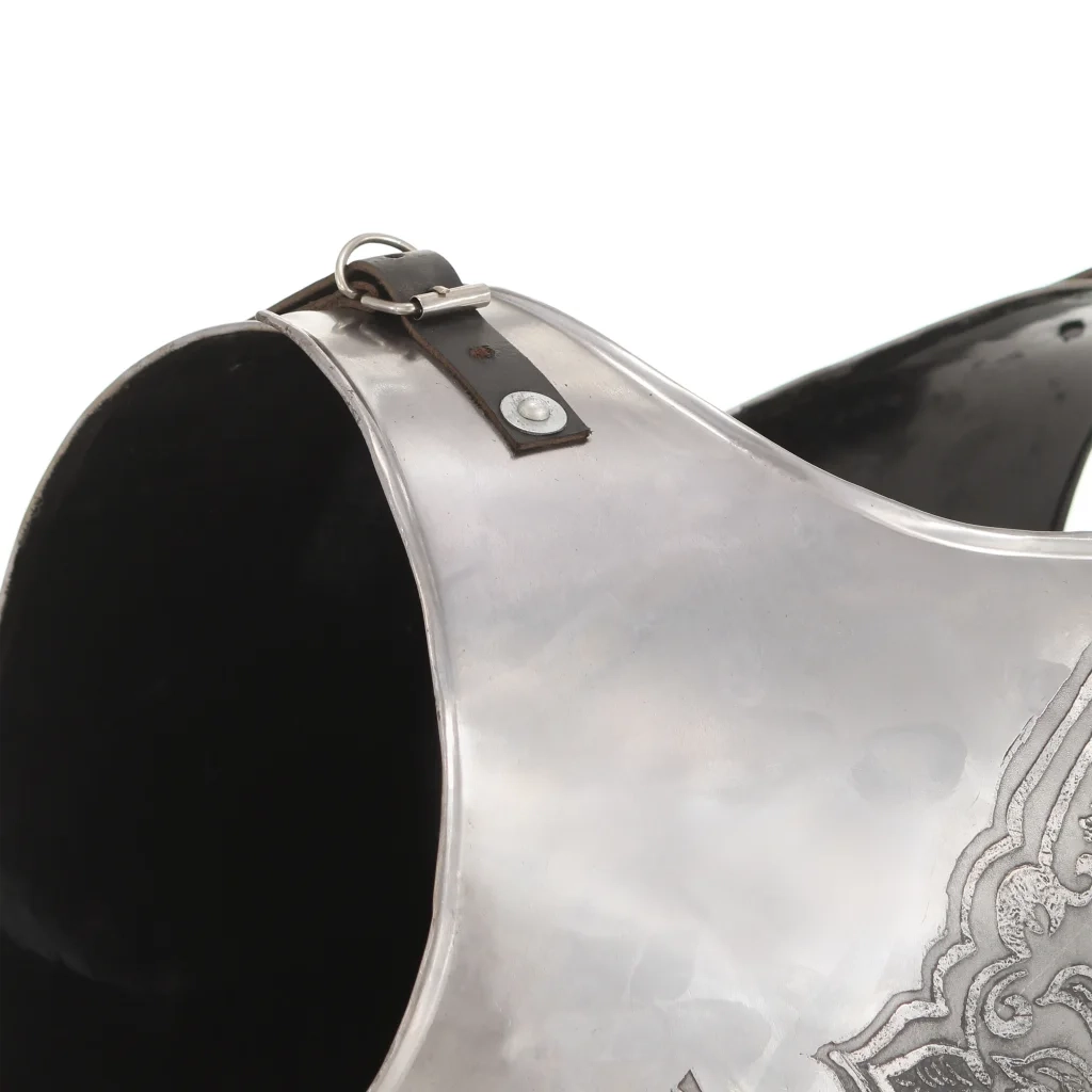 Corazza da Cavaliere Medievale Replica LARP Argento in Acciaio CFW5187313