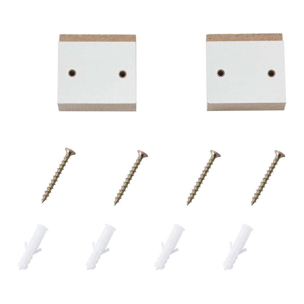 Copritermosifone Charleston Mobile Copri Radiatore Larghezza 112 cm - Bianco [en.casa]