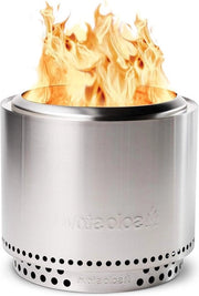 Camino senza fumo con altezza standard - combustione naturale del legno - Acciaio inossidabile 304  ∅  495 cm altezza 445 cm - 9 kg - Altezza standard 7 cm