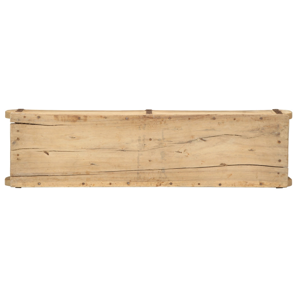 Set di 4 vassoi  60,5x15x9 cm in legno riciclato
