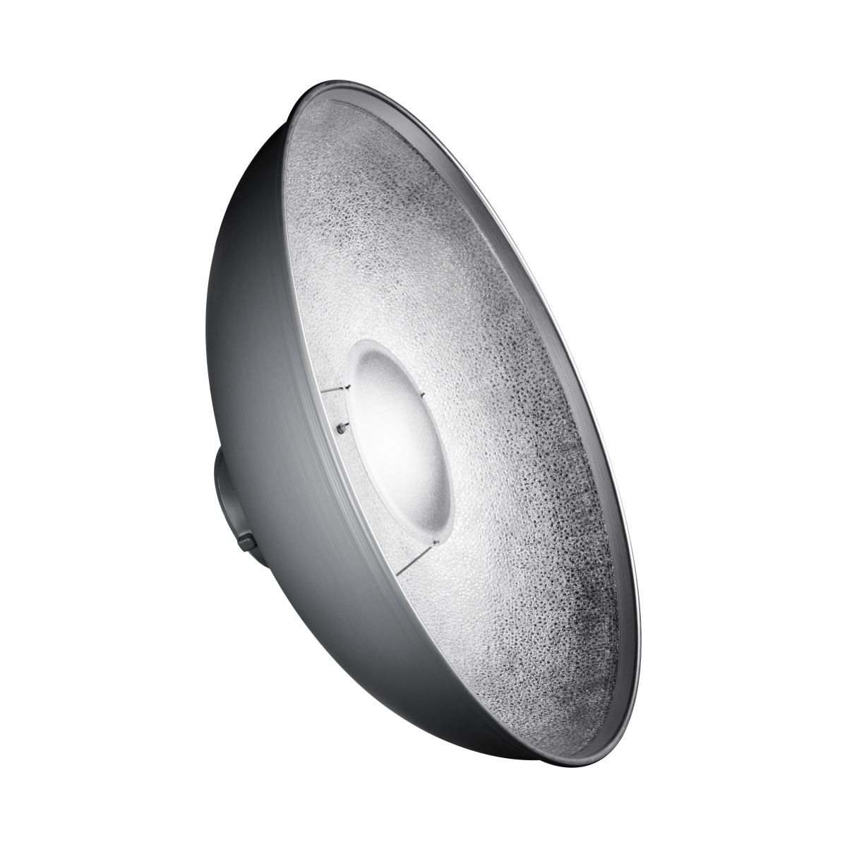 Beauty Dish - 500 x 500 x 190 mm - compatibile con Bowens e - con diffusore - riflettore di luce per ritratti beauty studio fotografico