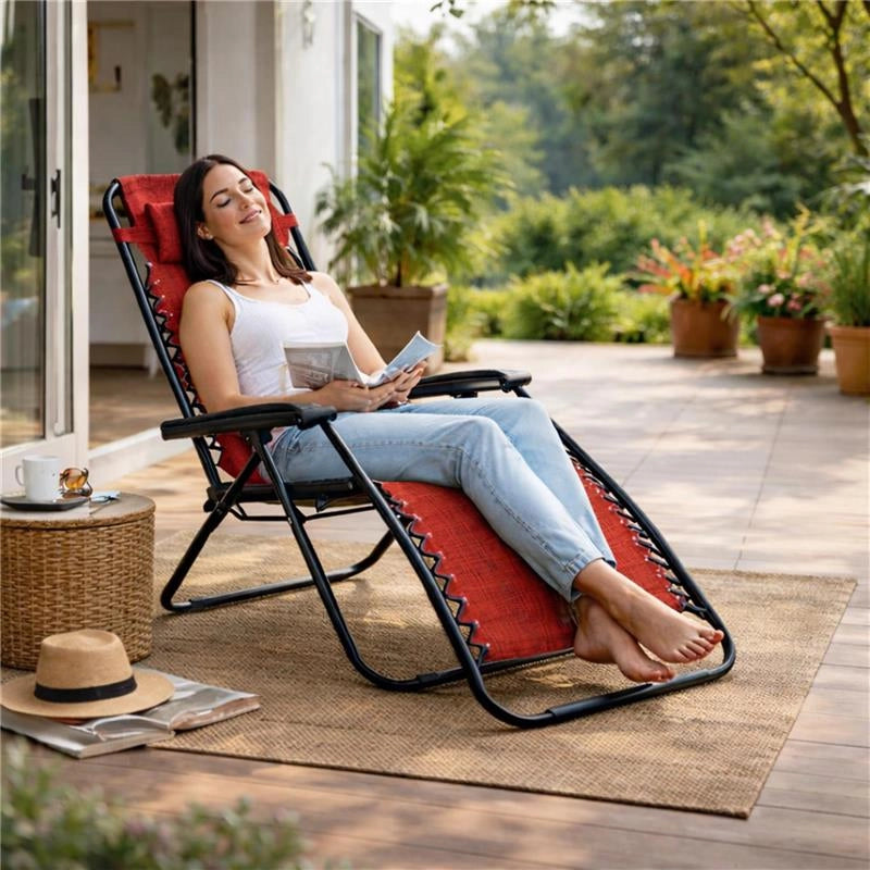 MAURY'S SDRAIO GRAVITA' ZERO  65X95X112 CM  IN COLORE ROSSO