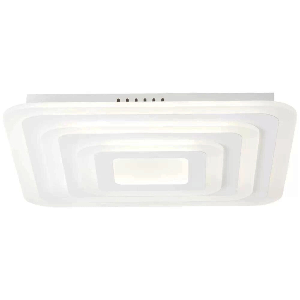 Trade Shop - Plafoniera C46 Effetto Quadrati Moderna Led 64w Lampada Soffitto Luce 3000k-6500k -