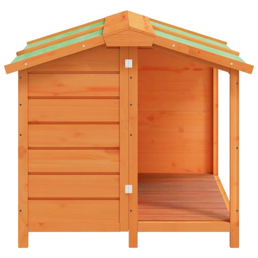 Gabbia per animali 96 x 87 x 80,5 cm in legno massello di pino marrone 02_0041726