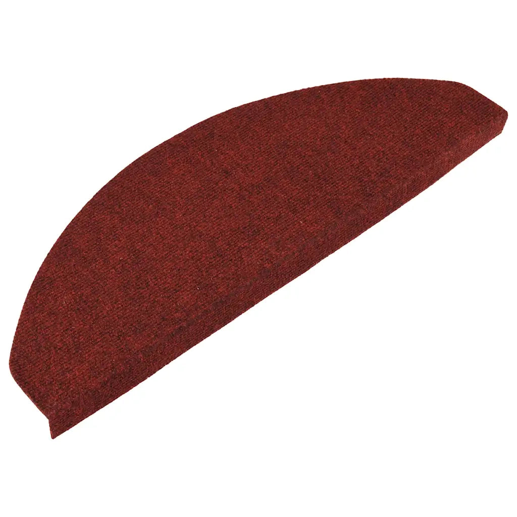 Tappetini Autoadesivi per Scale 15 pz 65x22,5x3,5 cm Rossi 136398