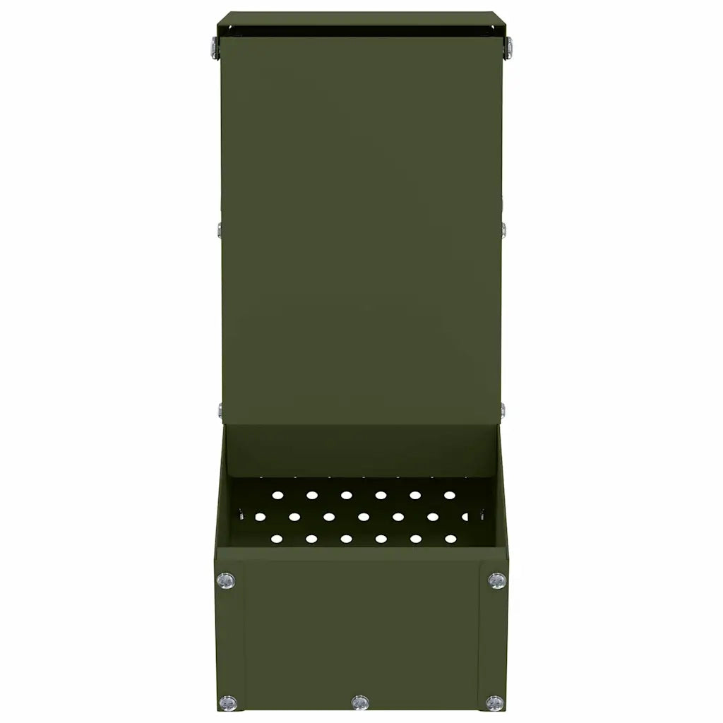 Mangiatore per conigli Verde oliva 12,5 x 26 x 28,5 cm CFW7439467
