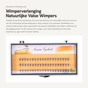 Wimperverlenging 60 Stuks - 3D Volume Fans - Wimpers Naturali Finte - Lunghezza 9-12 mm - Estensioni delle ciglia Individuali - Risultato Personalizzato