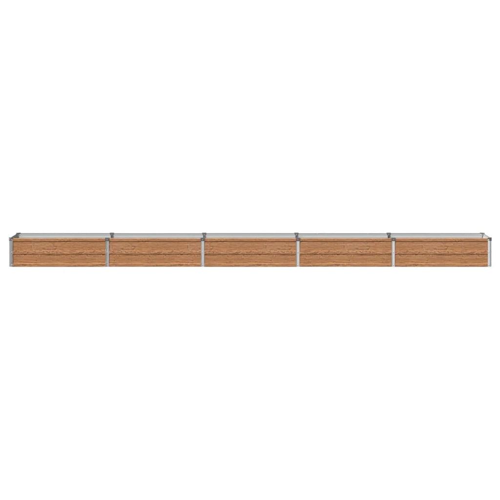 Letto rialzato da giardino Marrone legno 400 x 40 x 24 cm 8006350