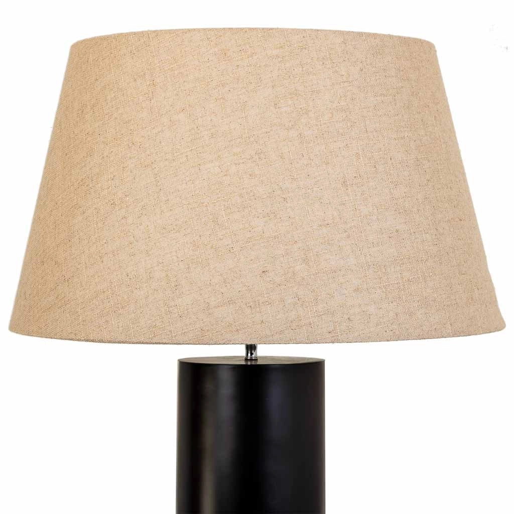 Lampada da terra in poliresina marrone