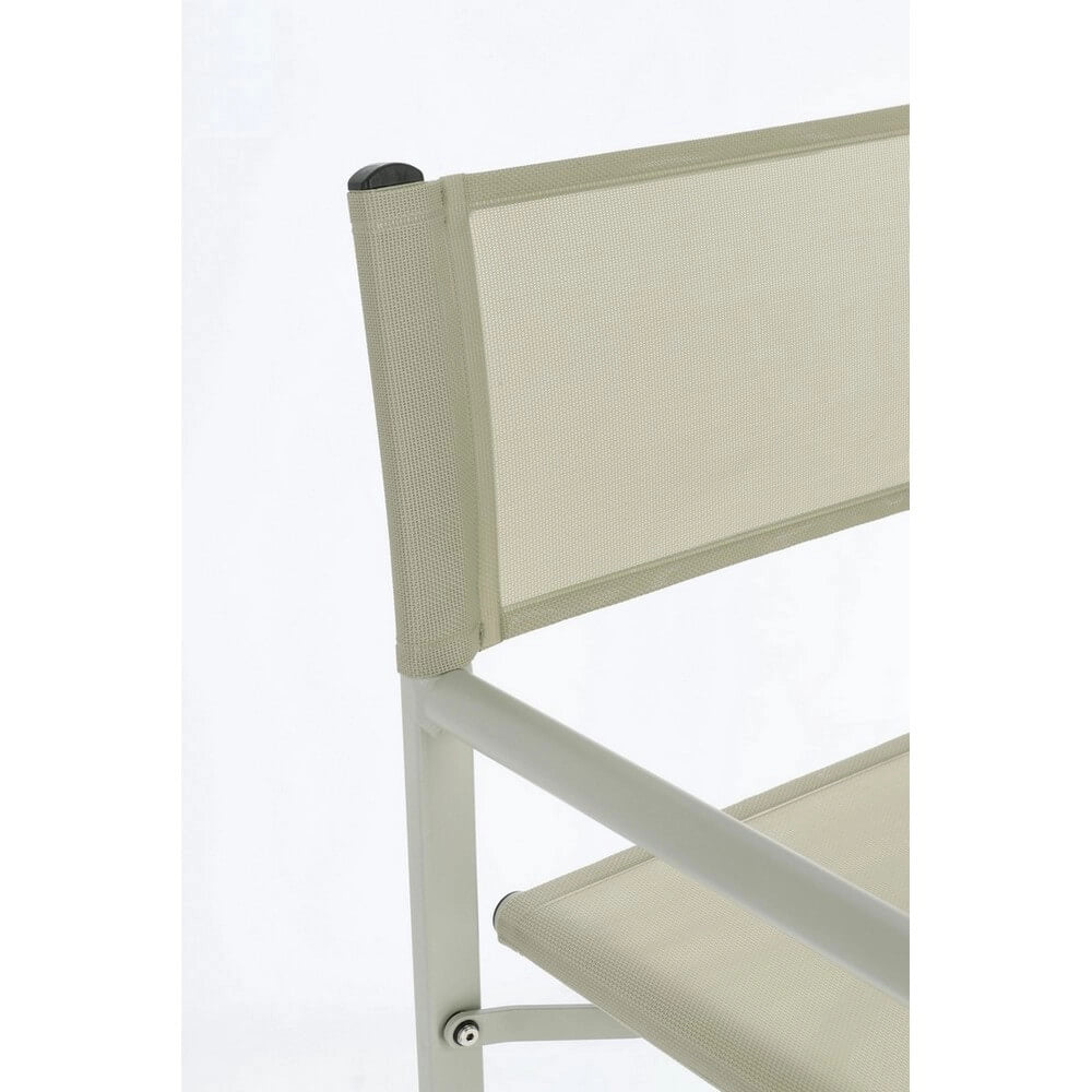 Set di 2 Lettini Prendisole da Esterno con Ruote in Alluminio e Textilene - AURELIA