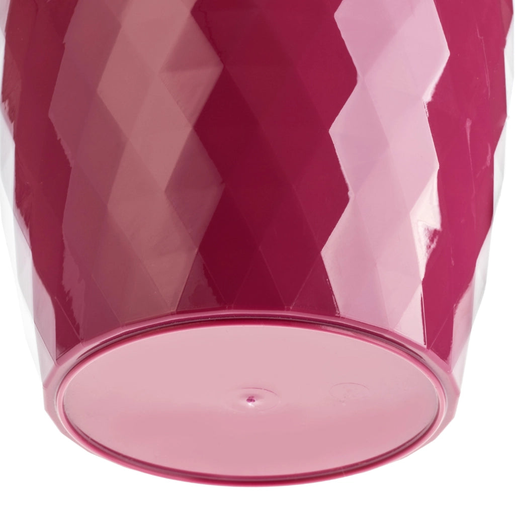 Vaso da fiori in plastica KADAX con supporto, coprivaso, 25 cm, rosa, Kadax