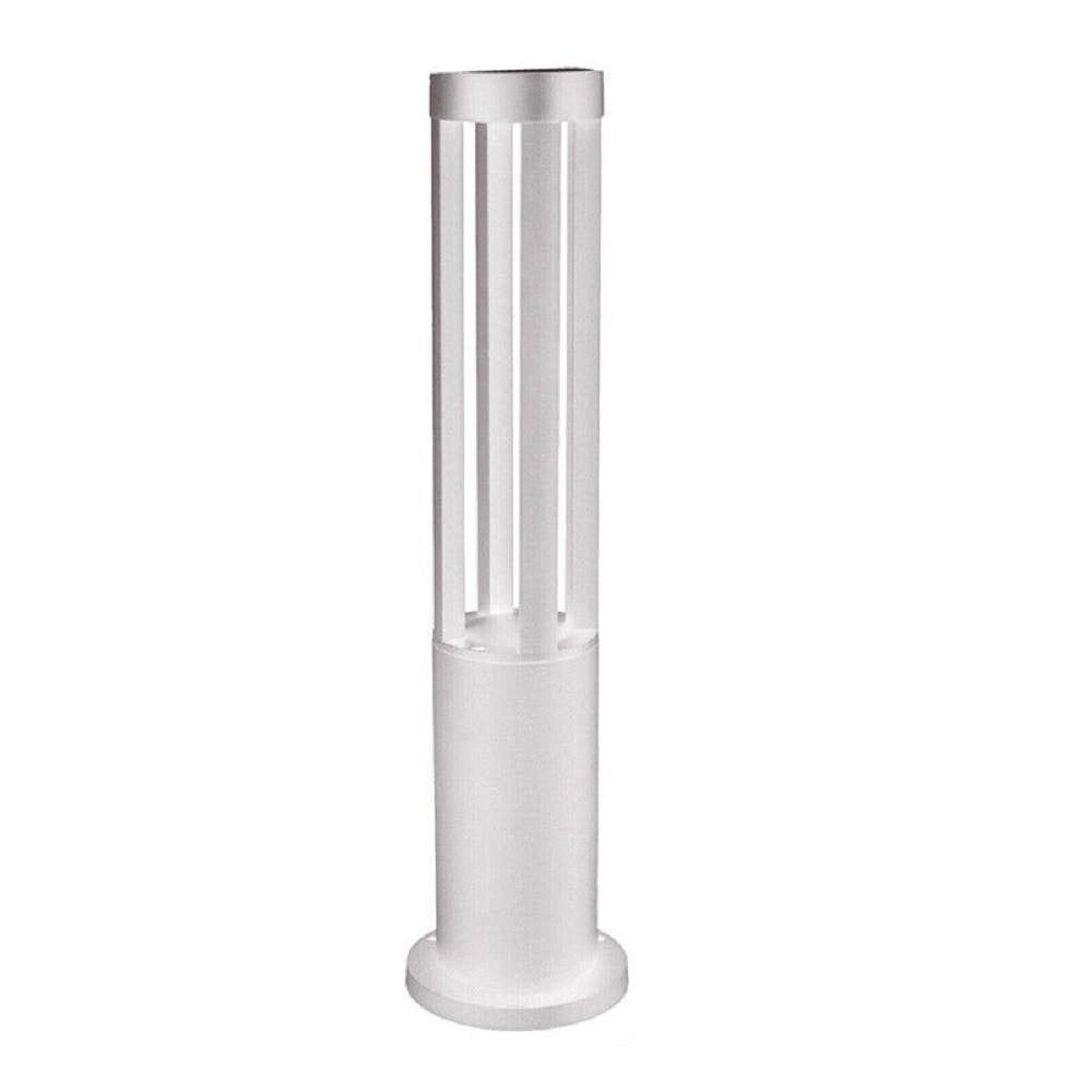 Trade Shop - Lampione Giardino Lampada 12w Led Terra Esterno Lampioncino Vialetti Bianco Es28 -