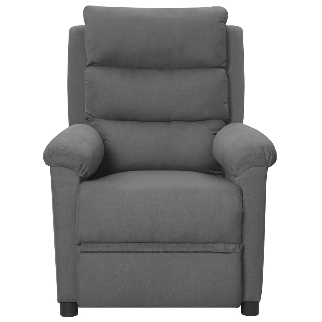 Poltrona Reclinabile Grigio Chiaro in Tessuto cod mxl 6983