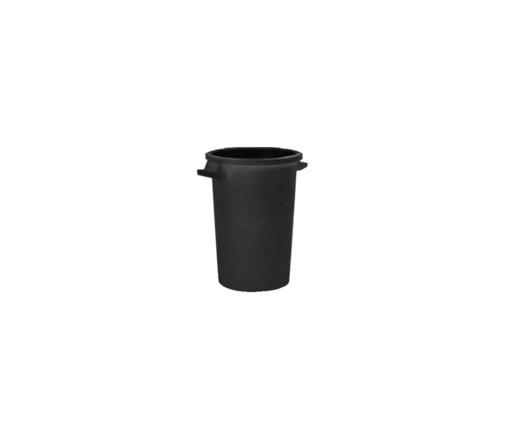 BIDONE PER RIFIUTI NERO 50 lt - Ø 44x45 h