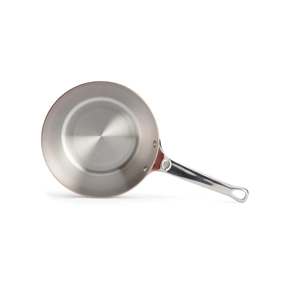 DE BUYER 6236.2 Prima Matera Casseruola Bombata in Rame 90% e Acciaio Inox 10% con Fondo Ferromagnetico per Induzione Diametro 20 cm colore Rame