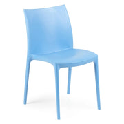 Grover, Sedia da Esterno una Sedia Made in Italy, Azzurro