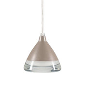 Sospesione Contemporanea Graal Alluminio Tortora 1 Luce Led 20W 3000K