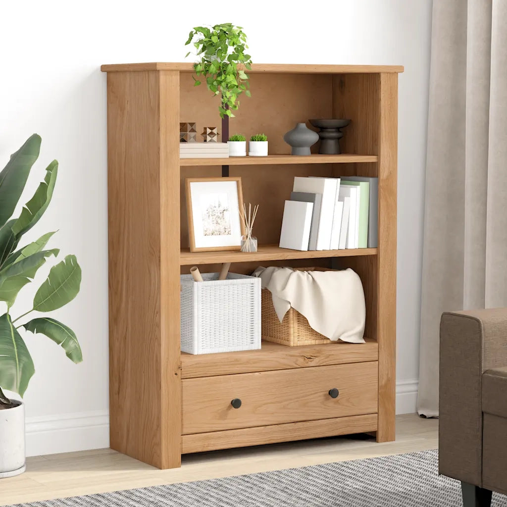 Libreria  80x35x110 cm in Pino Massello Panama Range cod mxl 14656