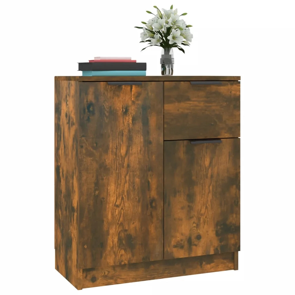 Credenza Rovere Fumo 60x30x70 cm in Legno tecnico 816997