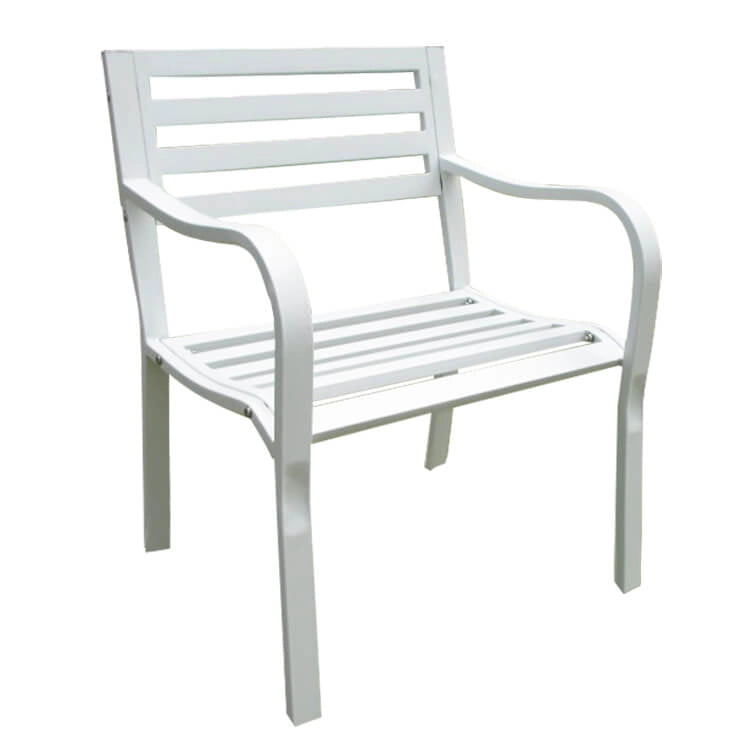 Poltrona da Giardino in Acciaio Acciaio cm 60x80x56 - BRENT