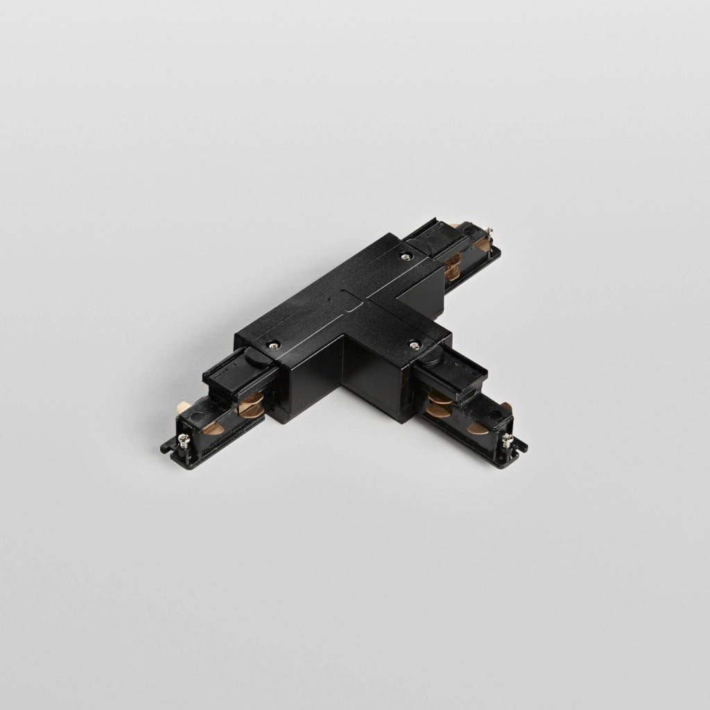 LED-RAIL-T-DX1-DA-NER CONNESSIONE A T DESTRA (DX1) PER BINARIO TRIFASE RAIL DALI NERO 20X11,5X3,3CM