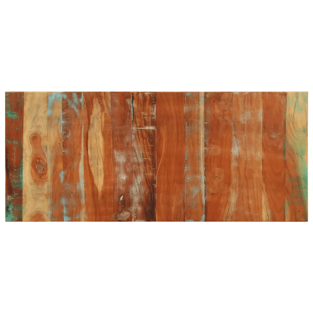 vidaXL Piano Tavolo Rettangolare 60x140 cm 25-27 mm Legno di Recupero