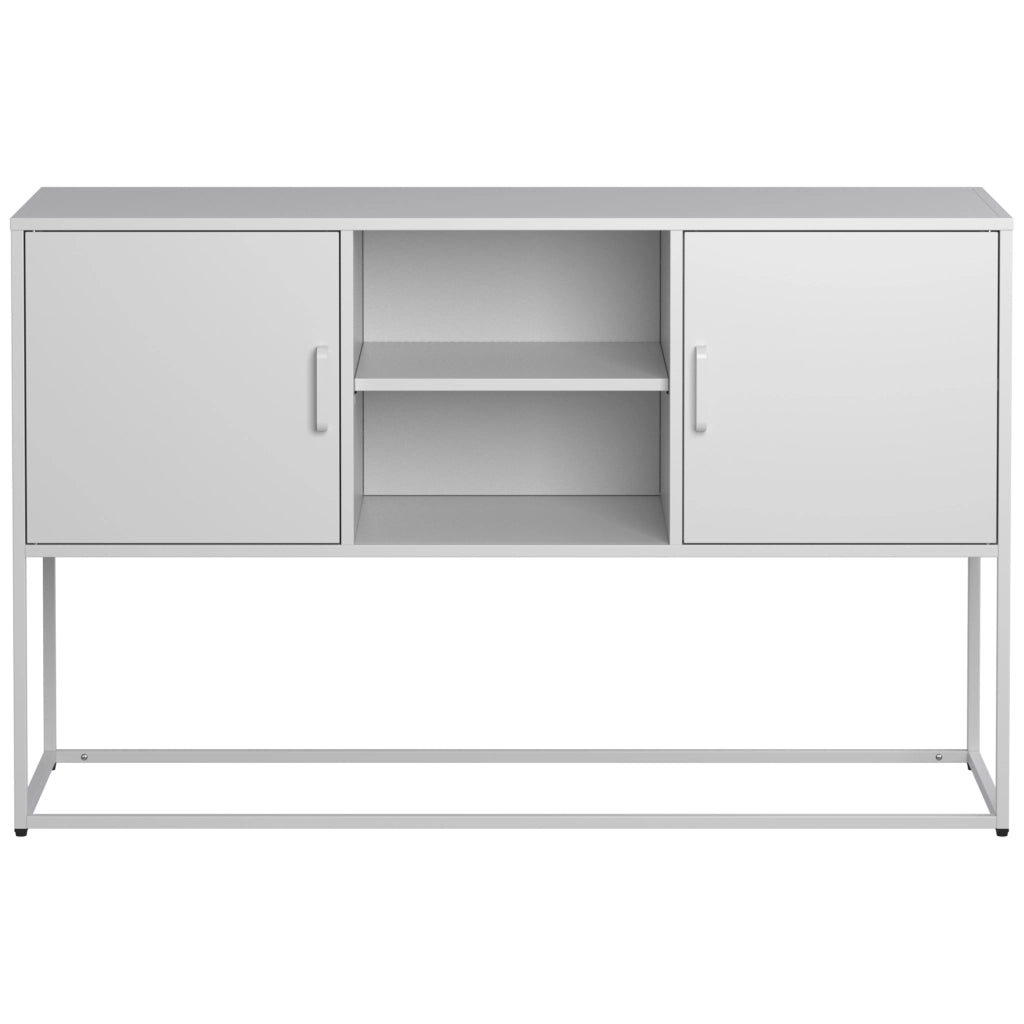 Armadio Bianco in Metallo con Ante ¨C zephmum ¨C 75x120x40 cm