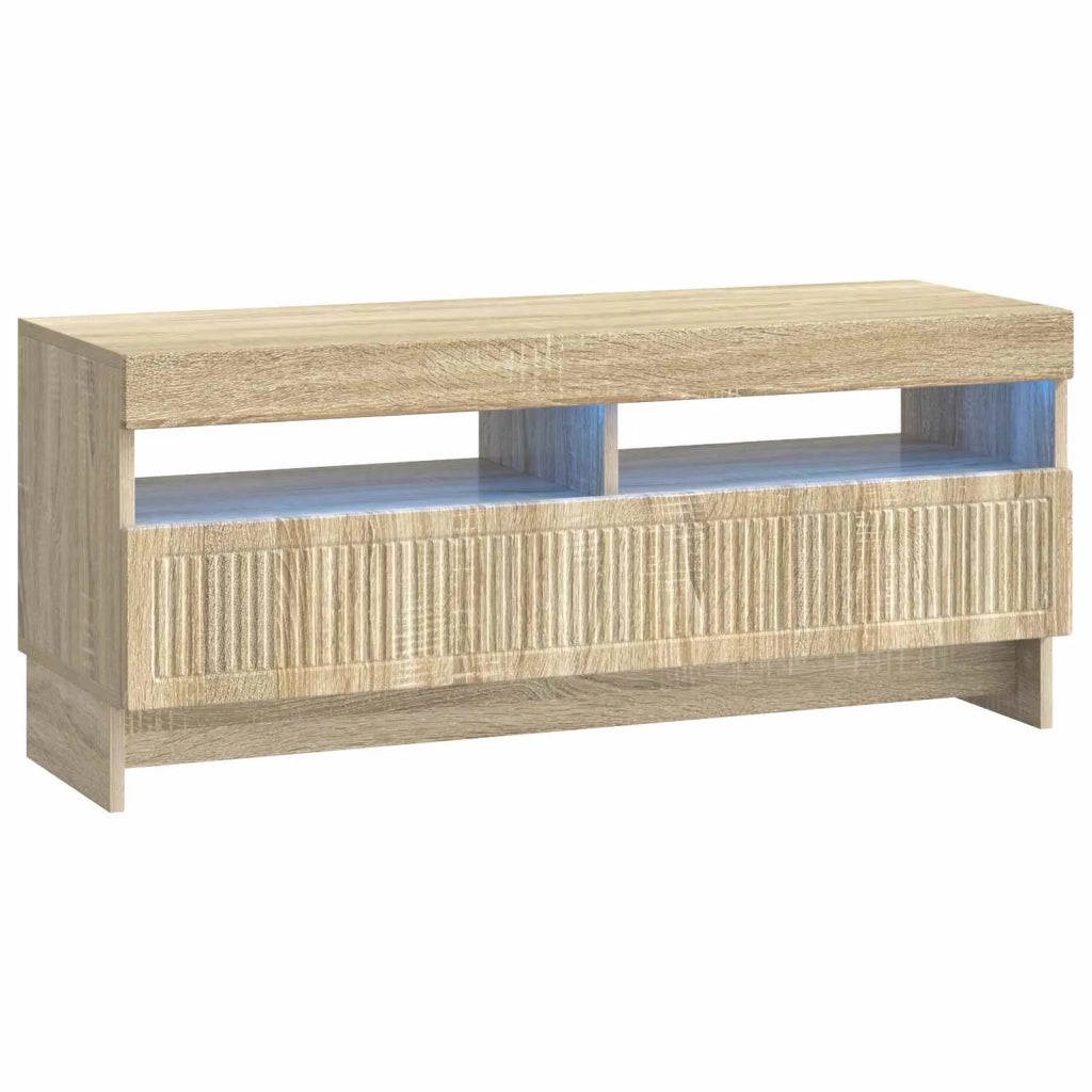 Mobile TV LED a 5 pezzi Rovere Sonoma Legno ingegnerizzato 3416416