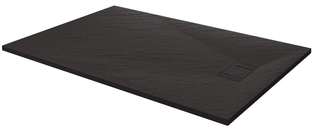 Piatto Doccia 90x120 cm Effetto Pietra Stone Grigio Antracite