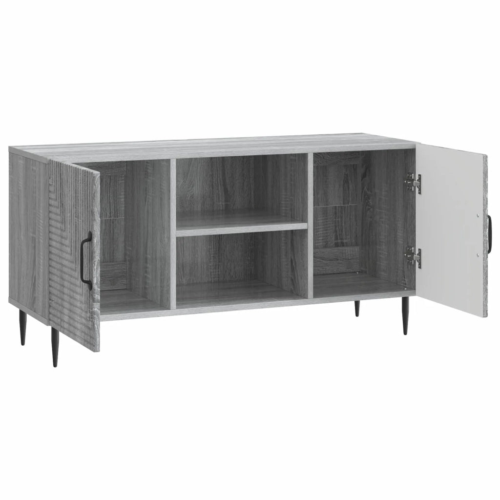 Mobile TV Grigio Sonoma 102 x 34,5 x 50 cm Legno ingegnerizzato 894931