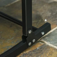 Set 2 Sdraio da Giardino Pieghevoli, Lettino Prendisole in Alluminio e Textilene, 61x165x63cm