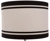 Paralume Da Tavolo Elegant-Two Nero Cm Ø 36X60