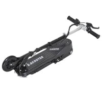 Monopattino Elettrico per Bambini Pieghevole da 120W, Velocità Max 12km/h e Portata 50kg, 74x36x69-91 cm, Nero