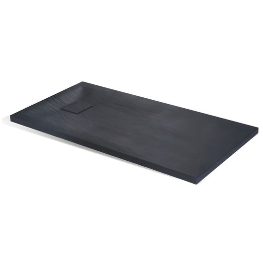 Piatto doccia antracite mineral marmo resina antiscivolo h4 cm *** misure l140 x p90 x h4 cm, confezione 1