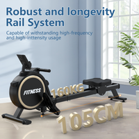 Vogatore per Casa Magnetico - RATTANTREE - Vogatori idraulico domestico, Bluetooth Vogatore Professionale per Casa, 16 Livelli di Resistenza, Carico Massimo 160 kg