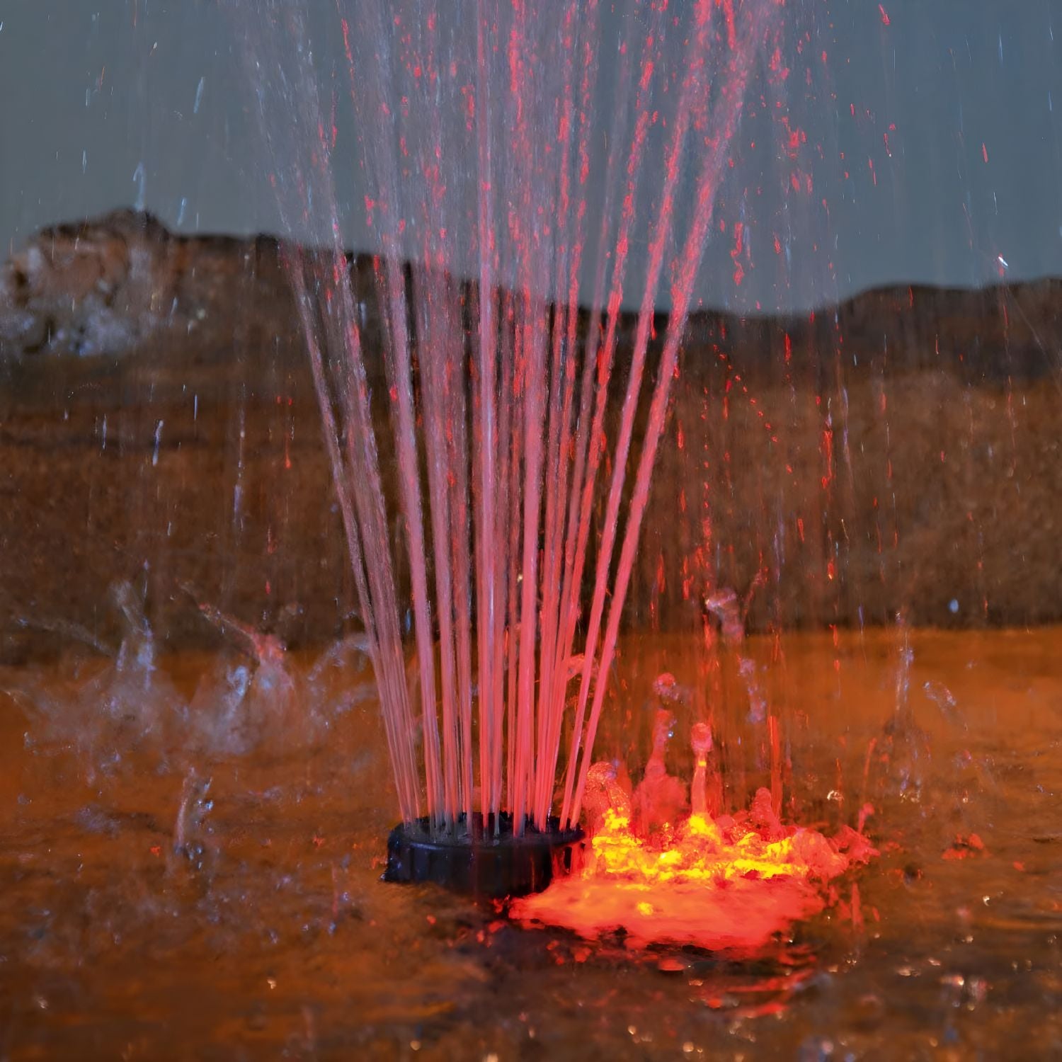 Faretto a led colorati per laghetti e giardini da 6 watt