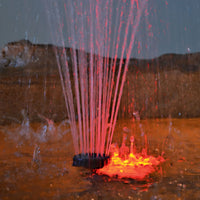 Faretto a led colorati per laghetti e giardini da 6 watt