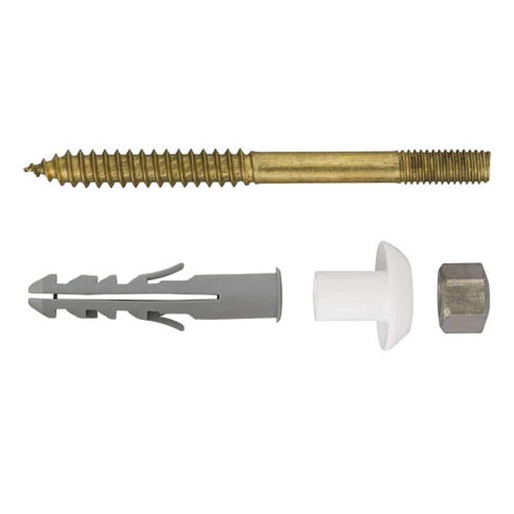 Viti fissaggio wc e bidet mm 6x77 coppia 2