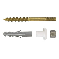 Viti fissaggio wc e bidet mm 6x77 coppia 2