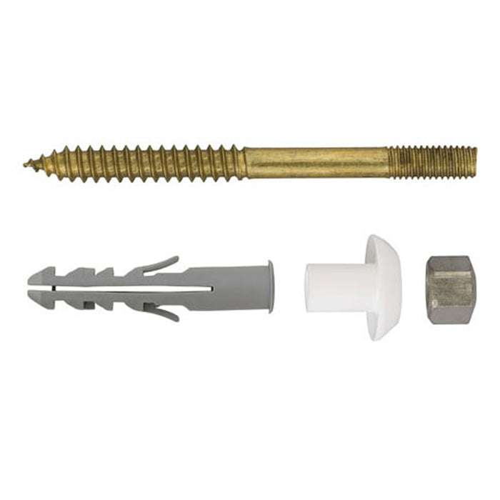 Viti fissaggio wc e bidet mm 6x77 coppia 2