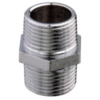 Niples in ottone cromato da 1/2 maschio maschio