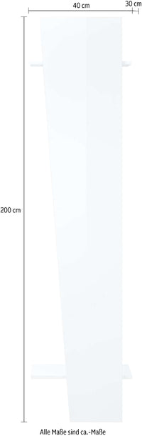 Mobile ingresso PING L 50 x H 200 x P 30 cm grigio cemento