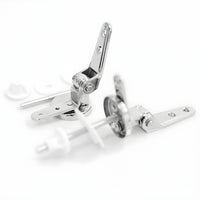 Cerniere cromate per sedile copri wc con kit di fissaggio ogomondo *** confezione 1