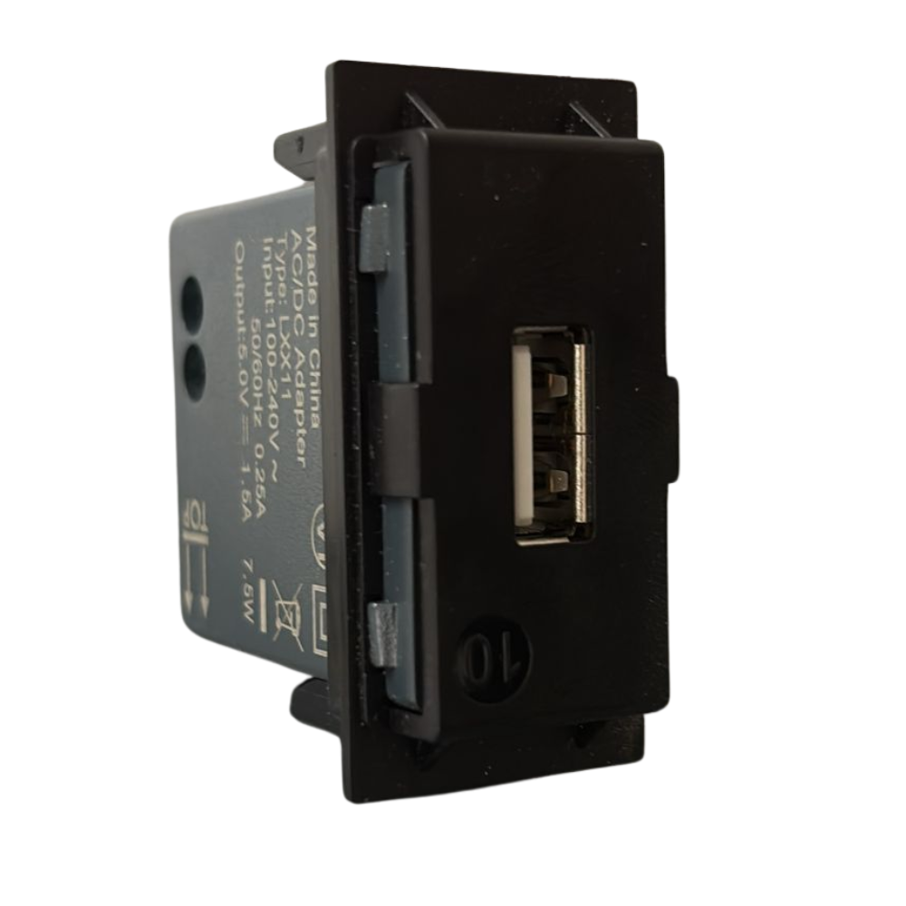 Bticino living now k4285c1 caricatore usb tipo a 5v 1100ma da 1 modulo