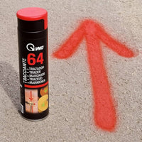 Vmd 64 tracciante rosso vernice per tracciare metalli e superfici industriali